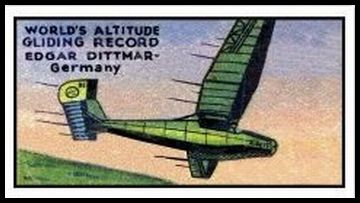 25 World's Altitude Gliding Record Edgar Dittmar Germany